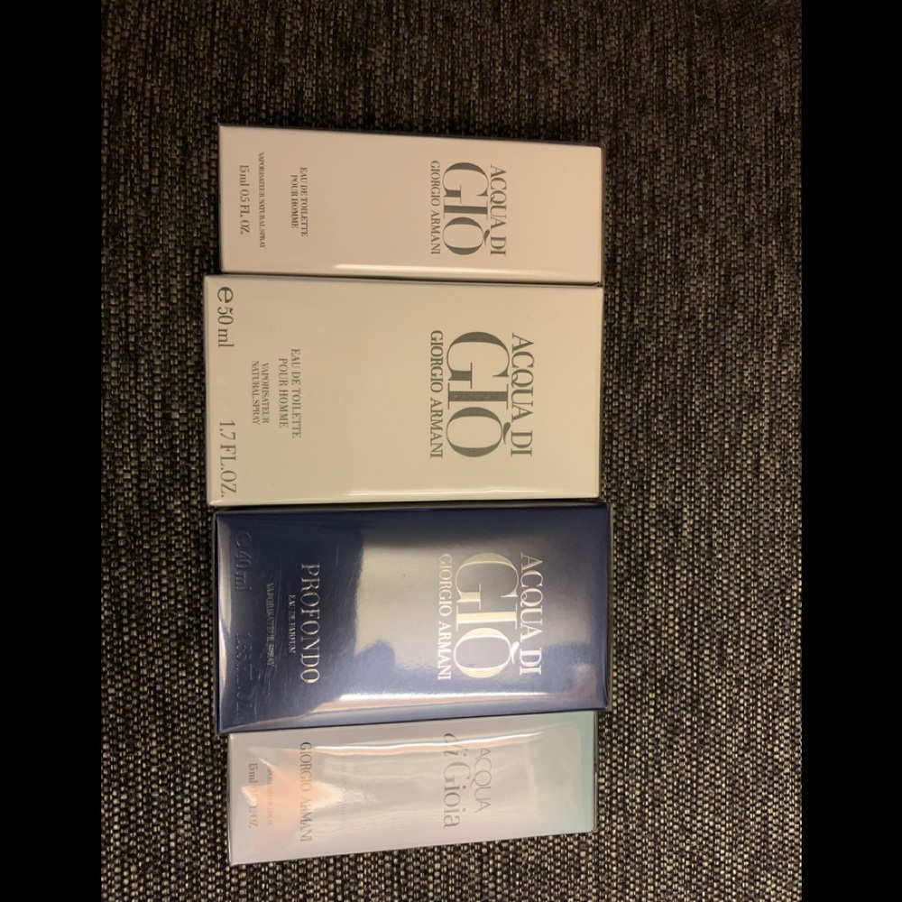 Acqua di gio,Acqua di gioia&Acqua di gio profondo